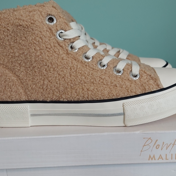 Blowfish Malibu Women's Tan High-Top Sneakers - Picture 2 of 8